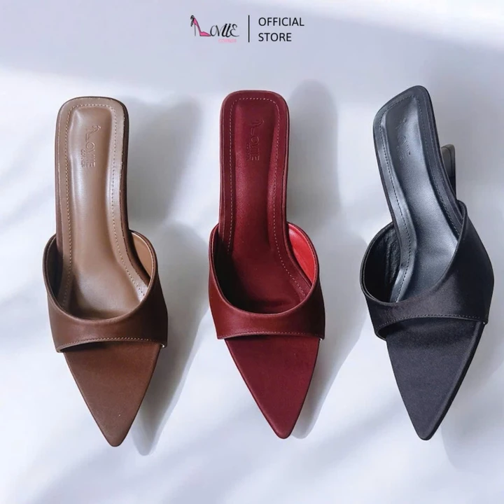 LOVIIECORNER - GUỐC NỮ MŨI NHỌN THANH LỊCH - GUỐC NỮ THỜI TRANG GÓT KHÓEC EO CAO 5CM - D250922 - HDP2607