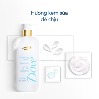 Sữa tắm Dove Hyaluronic Acid dưỡng ẩm da - Hydration Boost 547ml