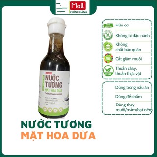Nước tương mật hoa dừa Sokfarm 60ml cho bé ăn dặm - Giảm mặn, không đậu nành, vị ngọt thanh tự nhiên