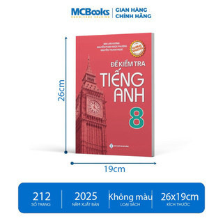 Sách - Đề Kiểm Tra Tiếng Anh Lớp 8 – Global Success - Mai Lan Hương
