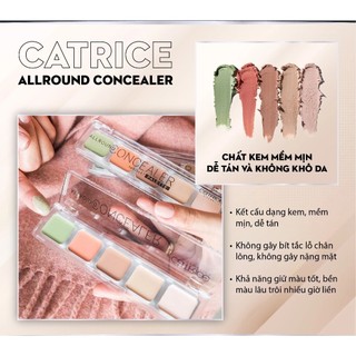 Che khuyết điểm Catrice Allround Concealer 5 màu kem triệt sắc kem che khuyết điểm đa năng catrice 6g - Kosmi Beauty