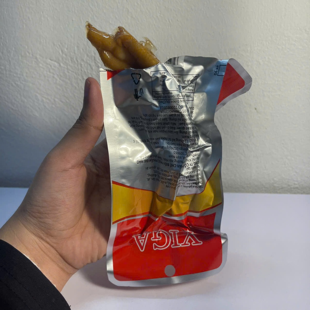Date 20/9 Chân Gà Ăn Liền Yiga Cay Đậm Vị, Giòn Cay Thơm Ngon Snack Ăn Vặt