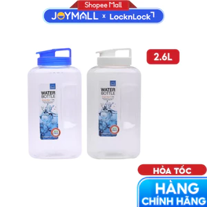 Bình Nước Nhựa PET LocknLock Aqua HAP739 2.6L, Hàng Chính Hãng, Độ Bền Cao - JoyMall