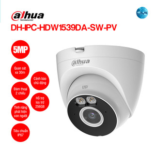 Camera IP WIFI DAHUA IPC-HDW1539DA-SW-PV 5MP cố định trong nhà