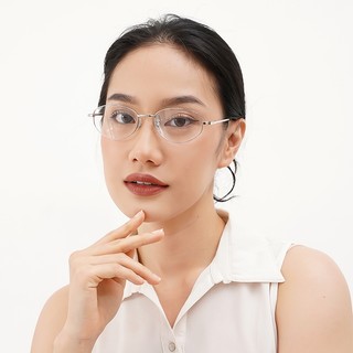 Gọng Kiếng Cận Nữ Nam ALOLA Mắt Kính Cận Gọng Nhỏ Kim Loại Chông Tia UV Ánh Sáng Xanh Đổi Màu Khi Ra Nắng
