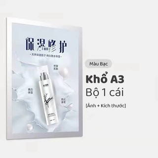 Khung Ảnh Nam Châm Chuyên Nghiệp, Khung Đựng Chứng Chỉ A4/A3 Treo Tường Trưng Bày Giấy Phép Kinh Doanh