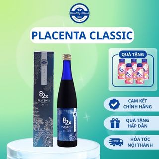 82X Placenta Classic - Nước Uống Hỗ Trợ Duy Trì Tính Nữ, Cải Thiện Sắc Tố Da (500ml/Chai)
