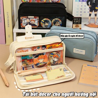 Túi Đựng Bút Nhiều Ngăn Tiện Lợi - Hộp Đựng Bút Và Bóp Viết Với Phong Cách Dễ Thương