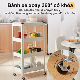 BMZAR Kệ để đồ đa năng Xe Đẩy Spa sắt Chắc chắn và bền bỉ Kệ Xe Đẩy Có bánh xe