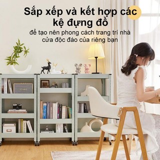 BMZAR Kệ để đồ đa năng Xe Đẩy Spa sắt Chắc chắn và bền bỉ Kệ Xe Đẩy Có bánh xe