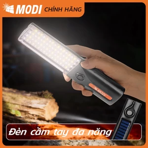 Đèn Pin LED Cầm Tay Cao Cấp MODI SOLAR, Đèn Pin Led Năng Lượng Mặt Trời Đa Năng Tiện Lợi