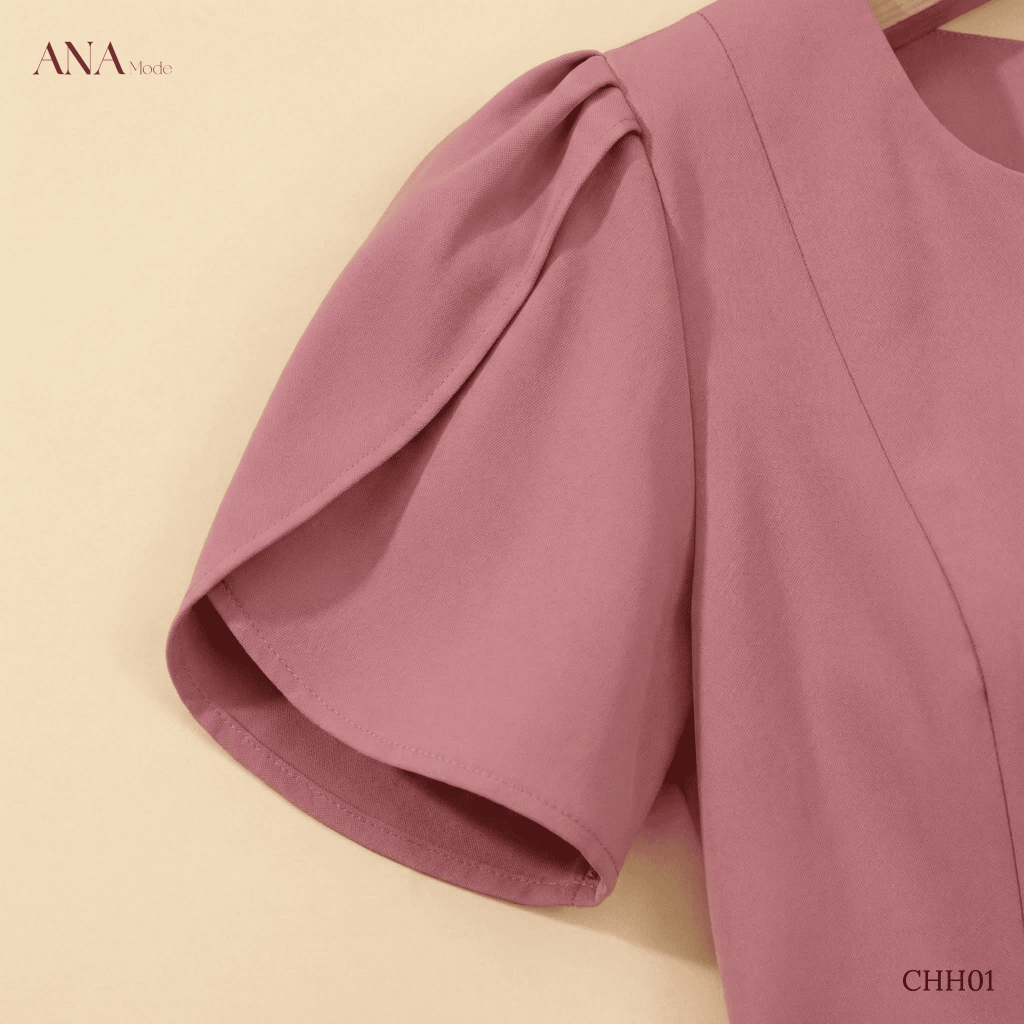 Áo Kiểu Thêu Hoa Trung Niên ANA Mode Chất Liệu Cotton Lạnh Thanh Lịch Đi Chơi Quà Tặng Mẹ AK25CHH01