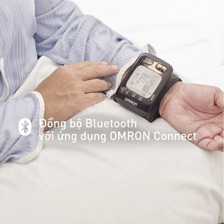 Máy Đo Huyết Áp Cổ Tay Tự Động OMRON HEM-6232T Bluetooth