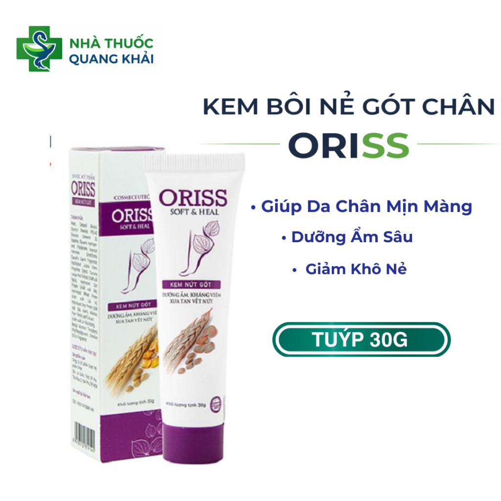 Kem Nứt Gót Chân Oriss – Hỗ Trợ Làm Mềm Da Giảm Khô Nẻ, Dưỡng Ẩm Sâu ...