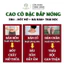 Miếng dán cao nóng cô đặc 3in1 Calen Nature Farm đốt mỡ , bài hàn, thải độc bịch 10 miếng mua 2 tặng 1