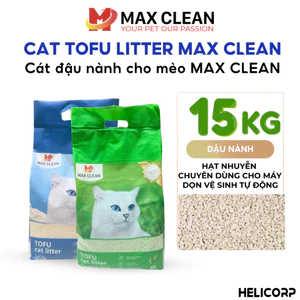 Cát Mèo Tofu Đậu Nành Max Clean, Cát Vệ Sinh Cho Mèo Tan Trong Nước