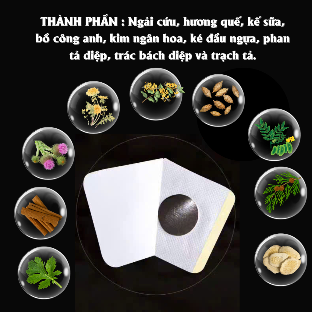 [G/c mới 2026] Miếng dán cao nóng cô đặc 3in1 Calen Nature Farm đốt mỡ , bài hàn, thải độc bịch 10 miếng mua 2 tặng 1