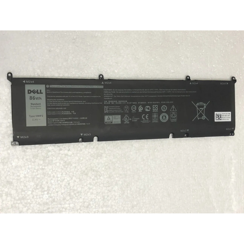 Pin Laptop Dell XPS 15 9500 69KF2 8FCTC 9510 9520, Precision 5550 5560 5570, Dell Inspiron 16 7610 7620, Dell Gaming G15