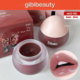 Son dưỡng có màu DINTO Chubby Mocchi Jelly Paw Paw Lip Mask 10g