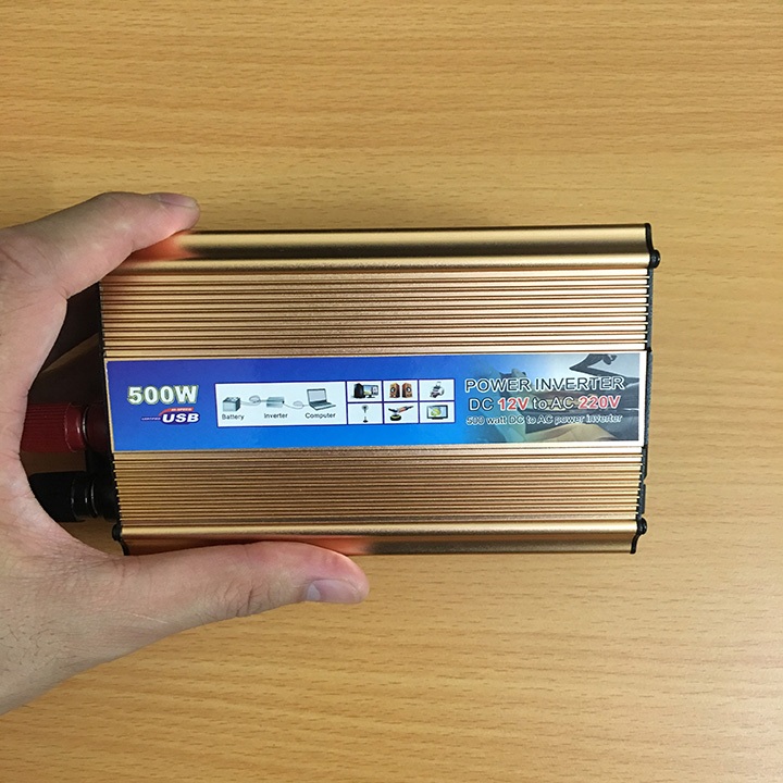 Bộ kích điện inverter 500W, đổi nguồn 12v lên 220V