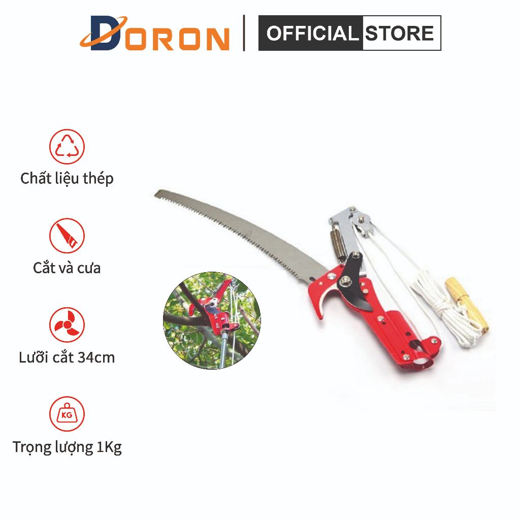 Kéo cắt cành hái hoa quả trên cao đa năng