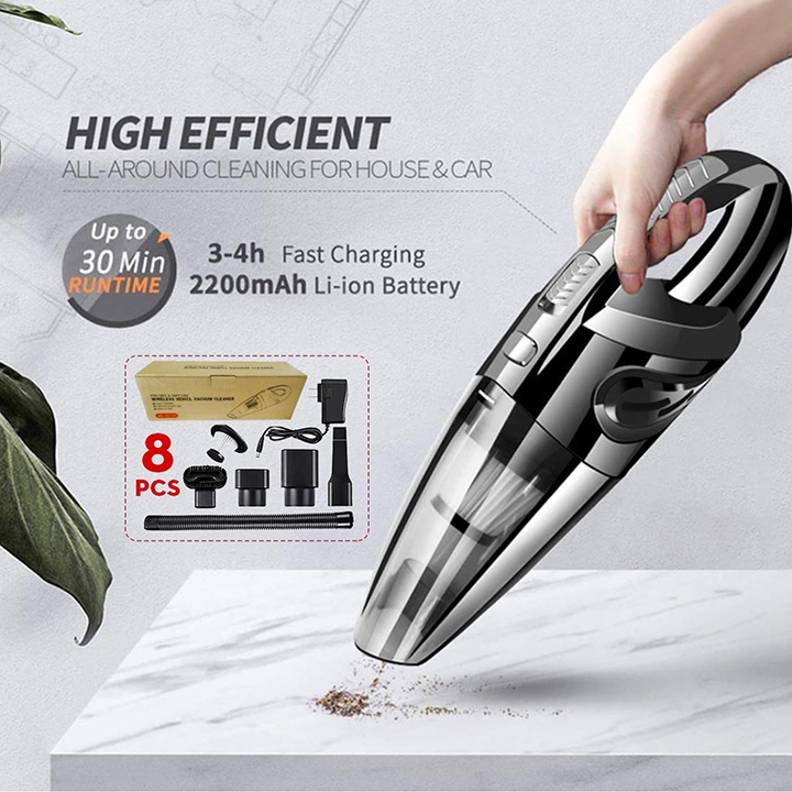 Máy hút bụi gia đình R.6053 kèm Sặc 120W lực hút mạnh, hoạt động êm ái
