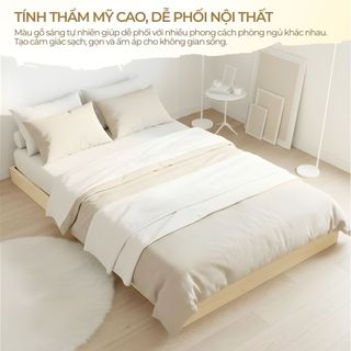 Giường Pallet Hộp 4 Mặt 1m2x2m 1m4x2m 1m6x2m 1m8x2m Khung Giường Ngủ Gỗ Thông Tự Nhiên, Giá Rẻ