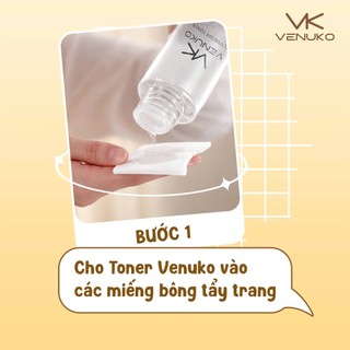 Toner Venuko Activator AHA PHA LHA 150ml – Cân Bằng Da, Làm Sạch Nhẹ, Hỗ Trợ Da Sáng Mịn