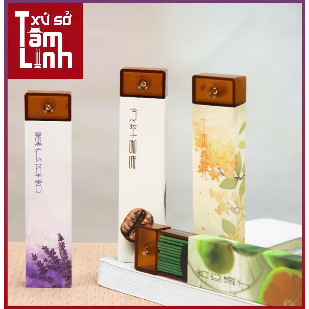 Nhang Thơm Tinh Dầu Thiên Nhiên Nhiều Mùi Hương Giảm Stress, Hỗ Trợ Giấc Ngủ Dùng Cho Văn Phòng, Spa, Tập Yoga