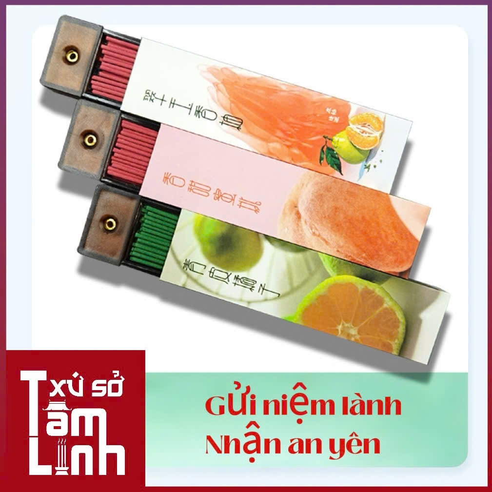 Nhang Thơm Tinh Dầu Thiên Nhiên Nhiều Mùi Hương Giảm Stress, Hỗ Trợ Giấc Ngủ Dùng Cho Văn Phòng, Spa, Tập Yoga