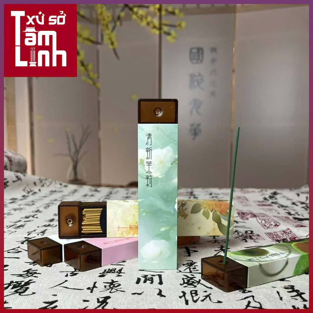 Nhang Thơm Tinh Dầu Thiên Nhiên Nhiều Mùi Hương Giảm Stress, Hỗ Trợ Giấc Ngủ Dùng Cho Văn Phòng, Spa, Tập Yoga
