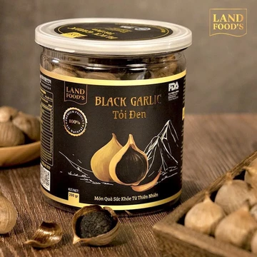 [Nguyên vỏ 200g] Tỏi Đen Cao Cấp Xuất Khẩu LANDFOOD'S - Thượng Phẩm Việt Nam, Chất lượng cao GMP, ISO2200