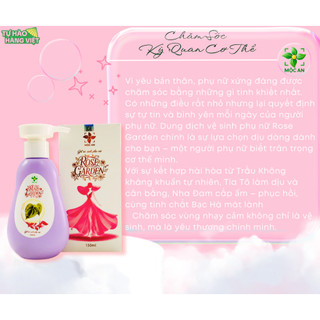 [ MUA 1 TẶNG 1 ] Dung Dịch Vệ Sinh ROSE GARDEN Thương Hiệu MỘC AN Thành Phần Lá Trầu Không, Nha Đam, Tía Tô, Bạc Hà