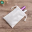 Túi dây rút 3II HOME vải Taffeta210T màu trắng sợi Polyester đựng mỹ phẩm trang sức vật dụng cá nhân