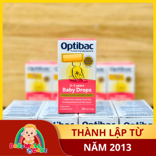 Men Vi Sinh Optibac Baby Drops Dạng Giọt Cho Trẻ Sơ Sinh 0M+ 30 Lần Dùng | Babymall & Care
