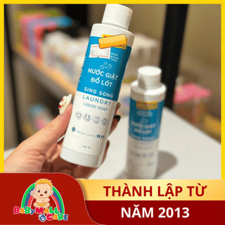 Nước Giặt Đồ Lót Thiên Nhiên SingSong Dịu Nhẹ Cho Da Nhạy Cảm 110ml–500ml | Babymall & Care