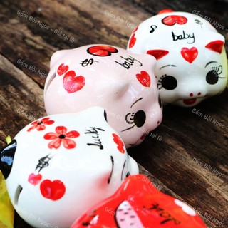 [VALENTINE 2026] Heo Sứ Mini Có Khe Để Tiền (Hoặc Nhẫn 1 Phân) - Nhiều Mẫu Xinh