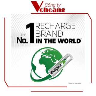 Pin sạc AA Energizer Recharge 2000mAh, size chuẩn, tương thích mọi thiết bị