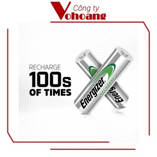 Pin sạc AA Energizer Recharge 2000mAh, size chuẩn, tương thích mọi thiết bị