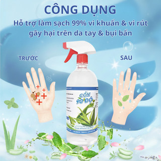 Cồn 90 độ direh perfect HAVICO 1000ml – Sát khuẩn 99% vi khuẩn & virus, làm sạch da tay, khử mùi, dưỡng ẩm không khô da