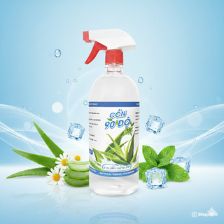 Cồn 90 độ direh perfect HAVICO 1000ml – Sát khuẩn 99% vi khuẩn & virus, làm sạch da tay, khử mùi, dưỡng ẩm không khô da