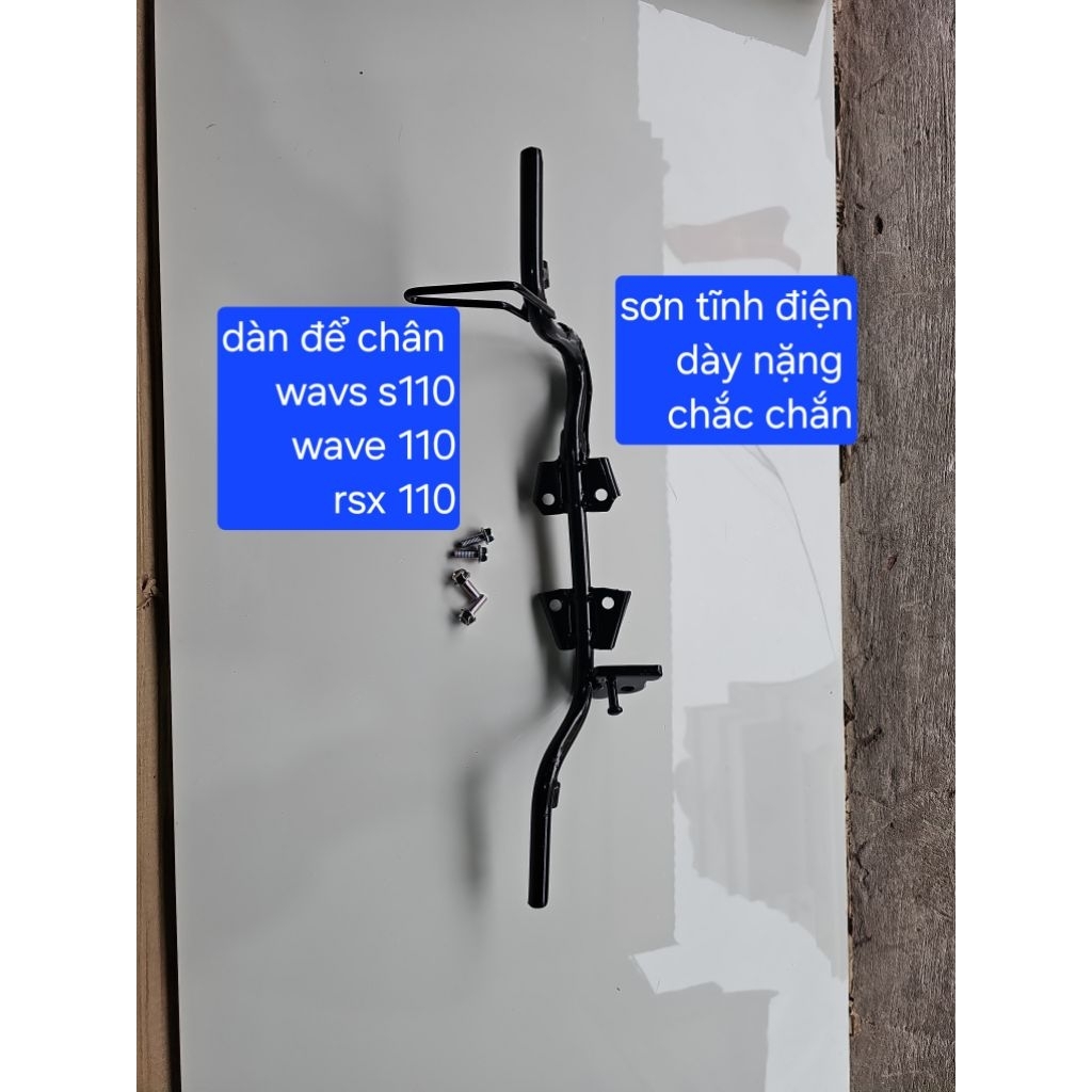 gác máy dàn để chân wave s110 wave 110 wave rsx kèm bu lông m8x20 sơn tích điện dày nặng chất lượng cao