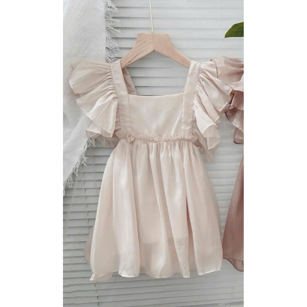 Váy Bé Gái Voan Tơ C6360 – Đầm Màu Siêu Tây Cao Cấp, Size 1–10Y (8–31kg), Xinh Xắn