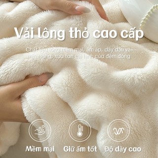 Chăn lông Mền điều hòa BONG BÓNG NHUNG Ấm áp Mềm mại Không rụng lông 1m2/1m5 Tấm chăn mỏng