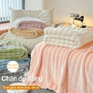 CHĂN MỀN LÔNG BONG BÓNG NHUNG SIÊU MỀM GIỮ ẤM VÀ THÔNG GIÓ KHÔNG PHAI MÀU 2M×2M3 CHĂN MỎNG