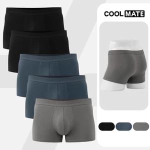 Combo 5 quần lót sịp nam Trunk Cotton co giãn thoải mái vải mềm thoáng khí Coolmate (màu ngẫu nhiên)
