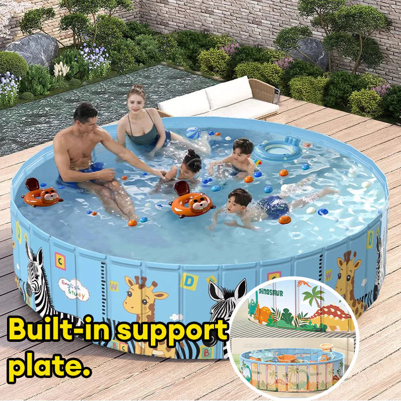 Bể bơi không cần bơm hơi Phiên bản mới nhất 2026 Gấp gọn, chống thấm nhiều size An Toàn Cho Trẻ Nhỏ