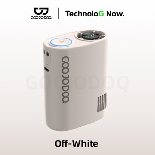 GOOJODOQ Quạt tubro Đeo Thắt Lưng Mạnh 8m/s, Pin 3000mAh, 6 Tốc Độ, Màn Hình Hiển Thị Số