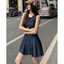 Váy Jean Nữ Sát Nách Dáng Xòe – Đầm Denim Trẻ Trung Phong Cách Hàn Quốc Hack Dáng