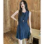 Váy Jean Nữ Sát Nách Dáng Xòe – Đầm Denim Trẻ Trung Phong Cách Hàn Quốc Hack Dáng